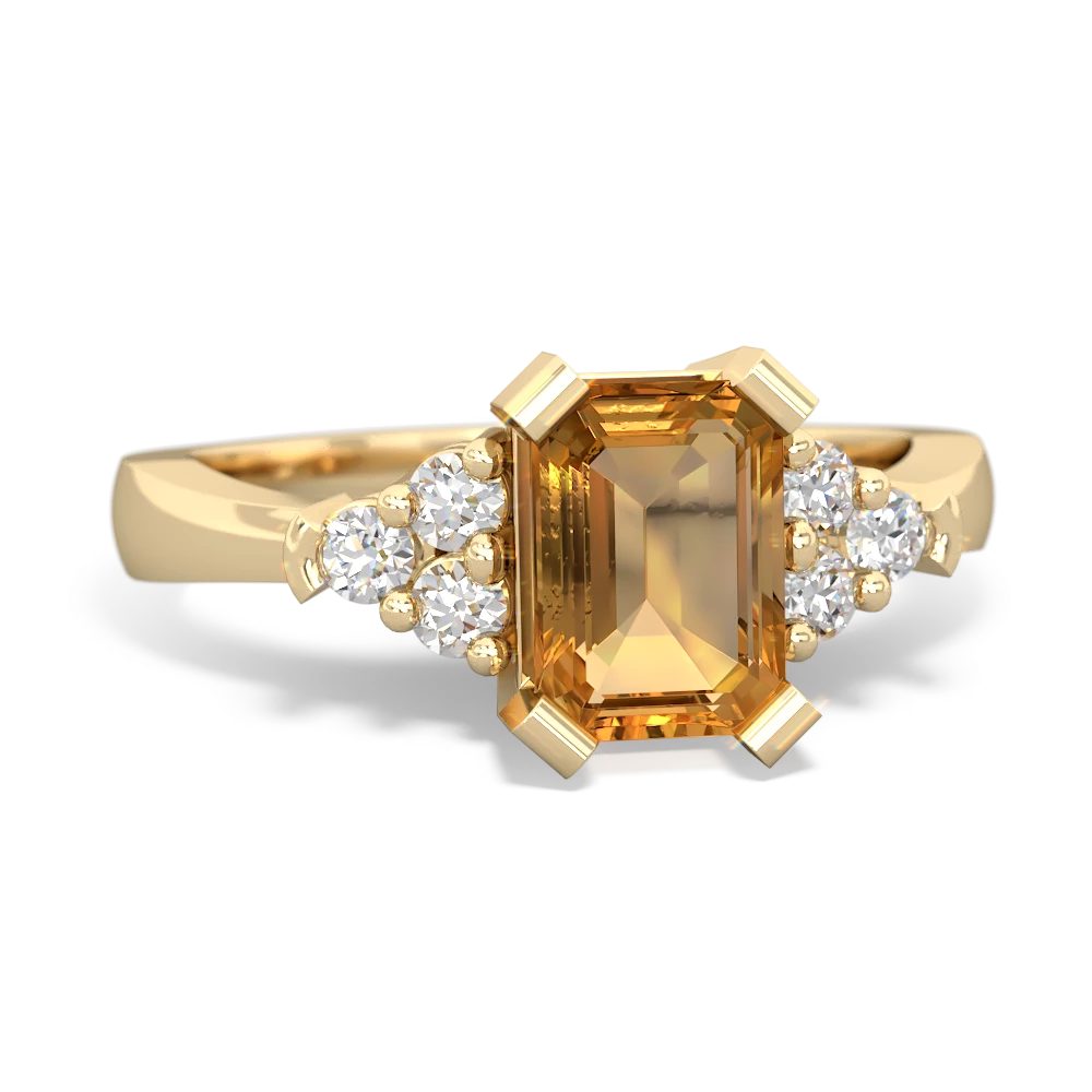 Citrine Timeless Classic 14K Yellow Gold ring R2591