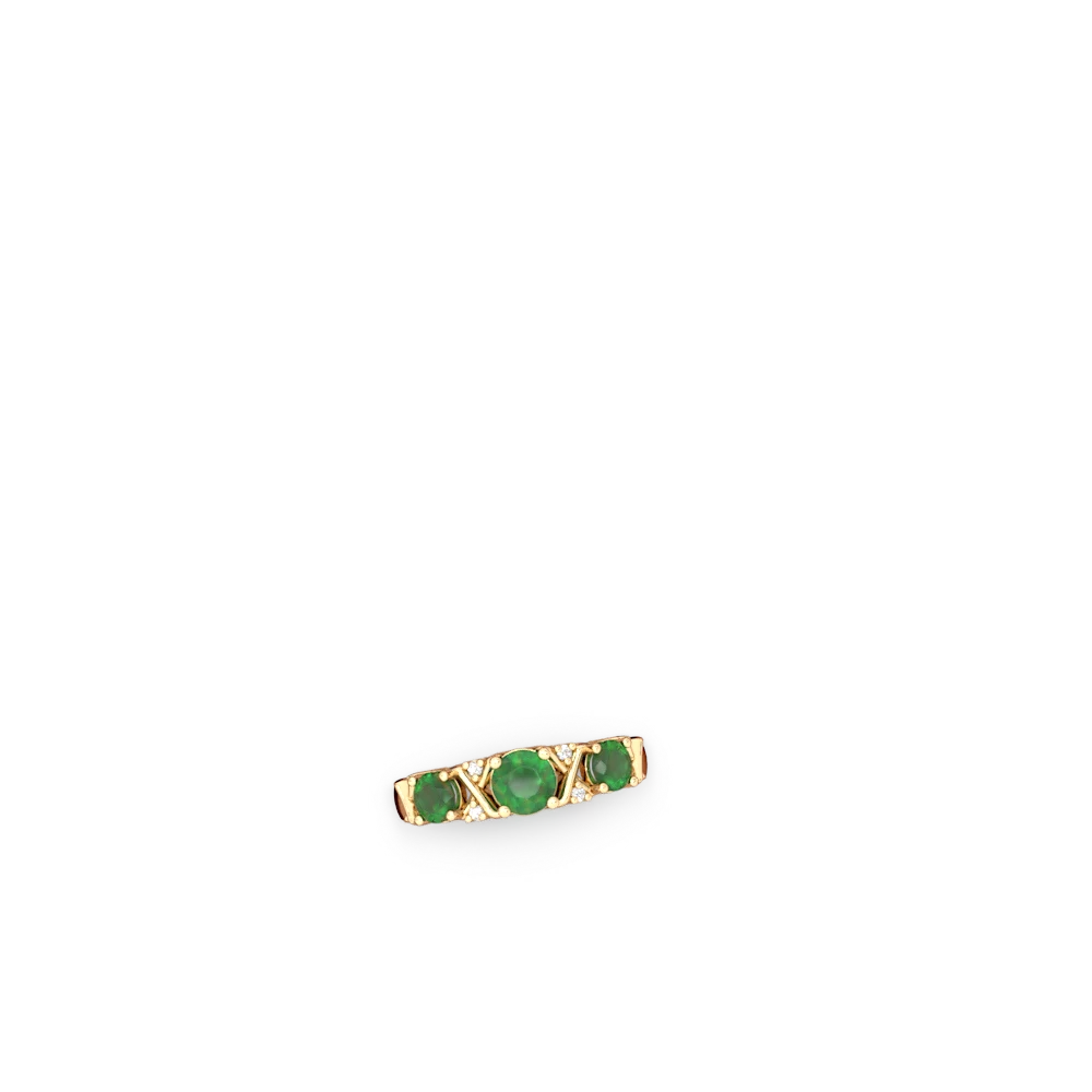 Opal Hugs And Kisses 14K Yellow Gold ring R5016