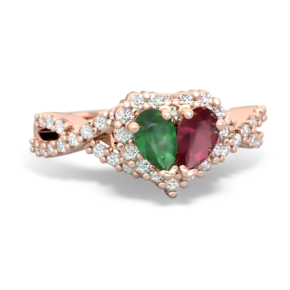 Ruby, Diamond, Sapphire & Emerald Eternity Ring – Sedgwicks Jewellery