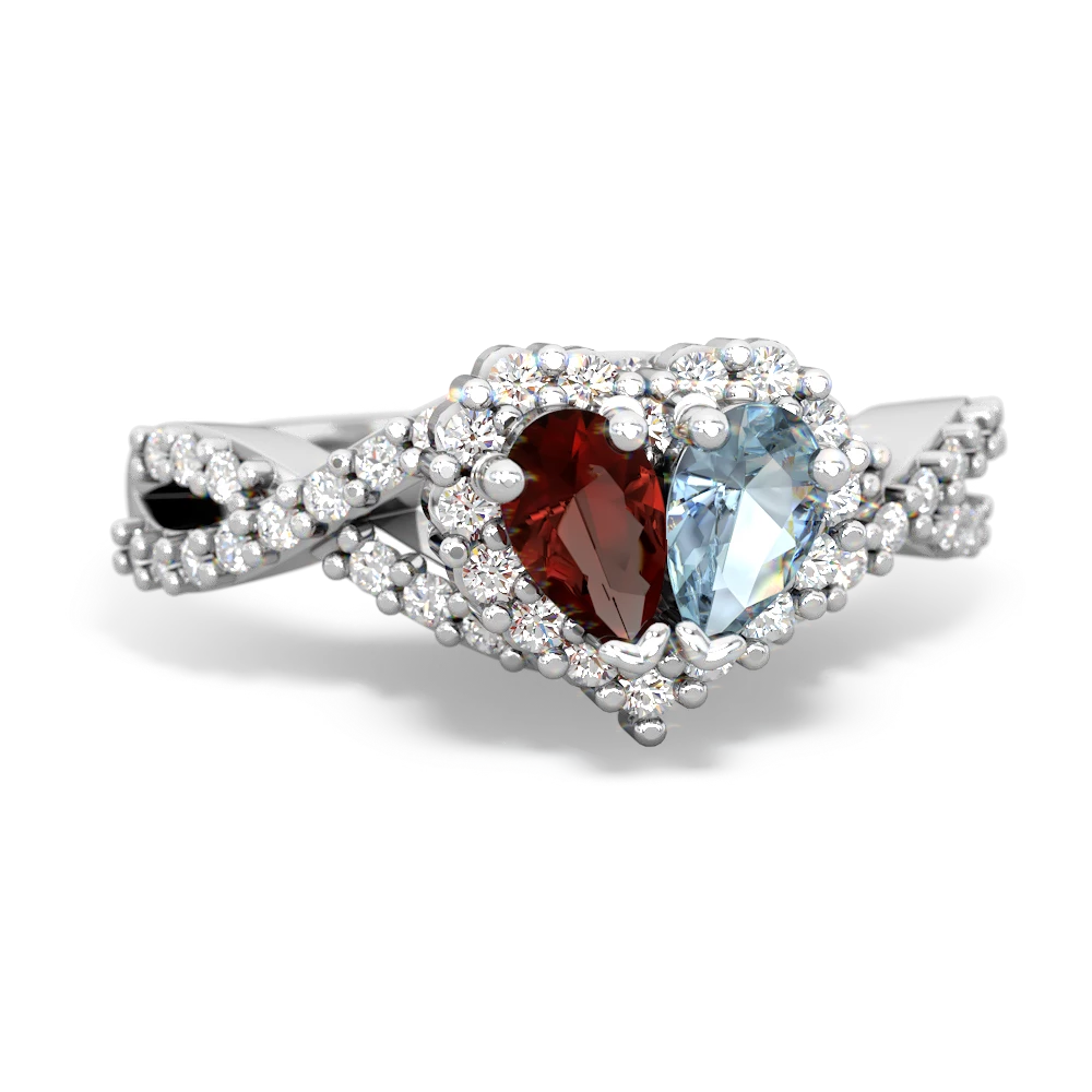 Halo Emerald Double Pave Set Gold Diamond Engagement Ring (Design ER-4) |  GemPundit