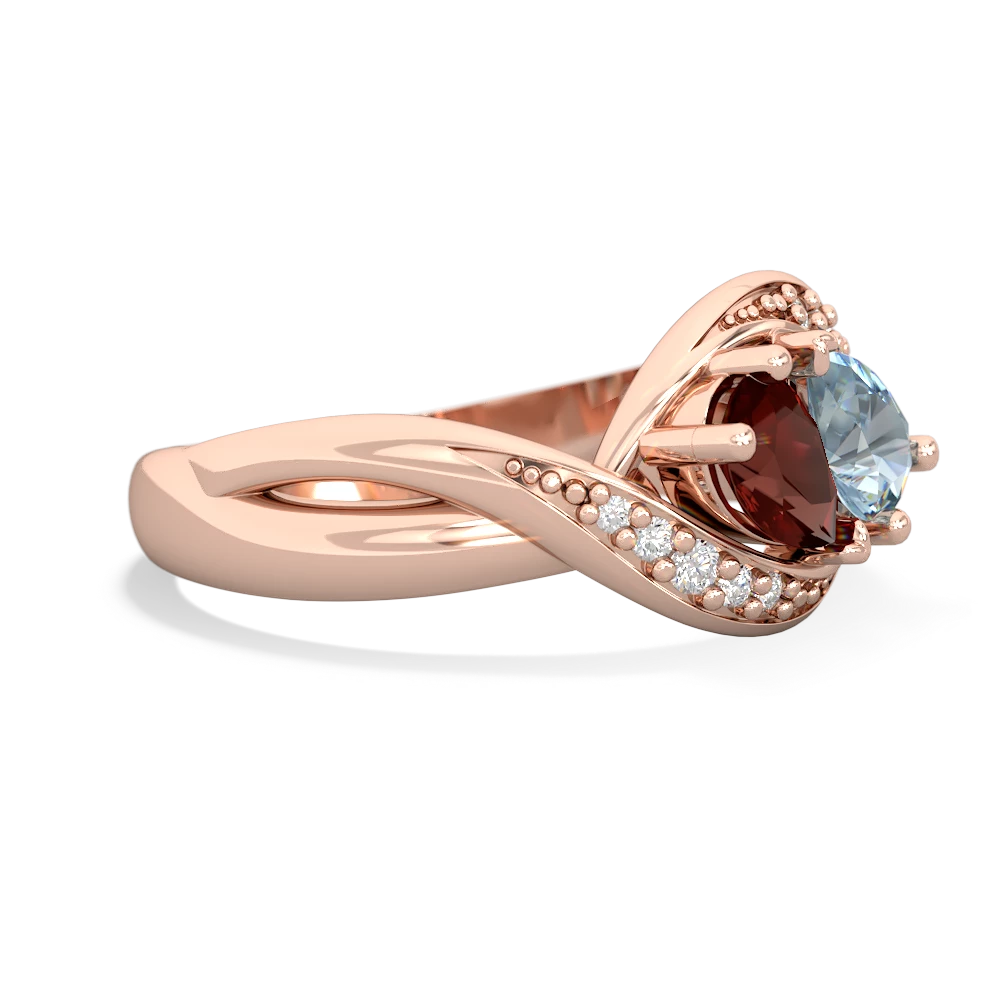 Garnet Summer Winds 14K Rose Gold ring R5342