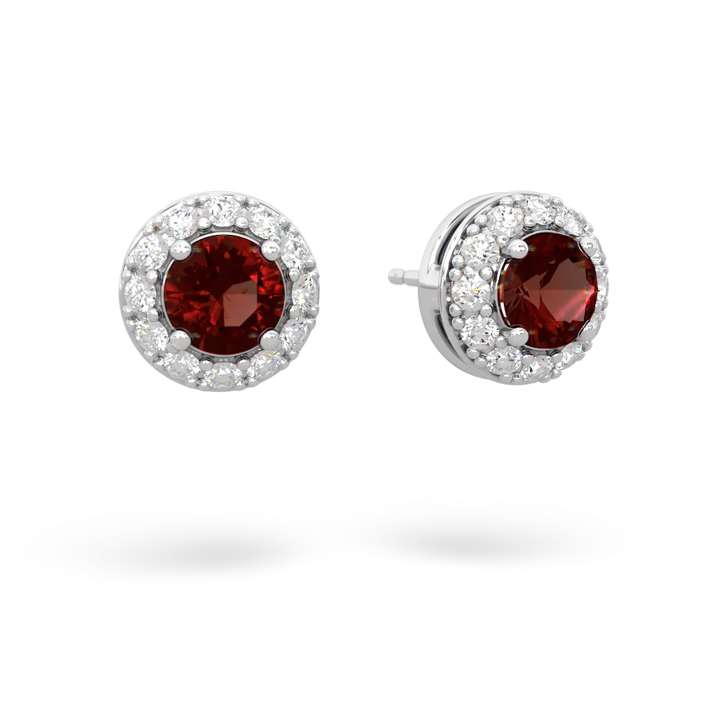 Rhodolite Garnet Stud Earrings – SouthMiamiJewelers
