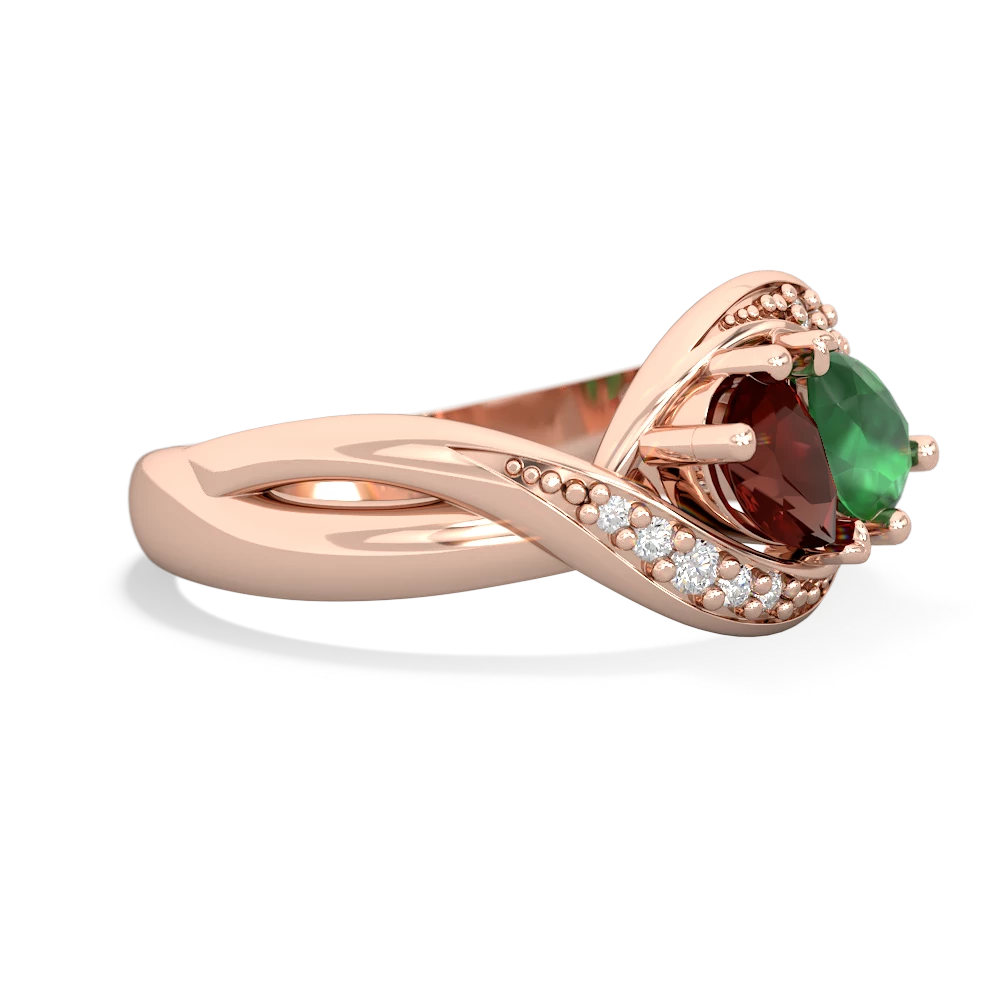 Garnet Summer Winds 14K Rose Gold ring R5342