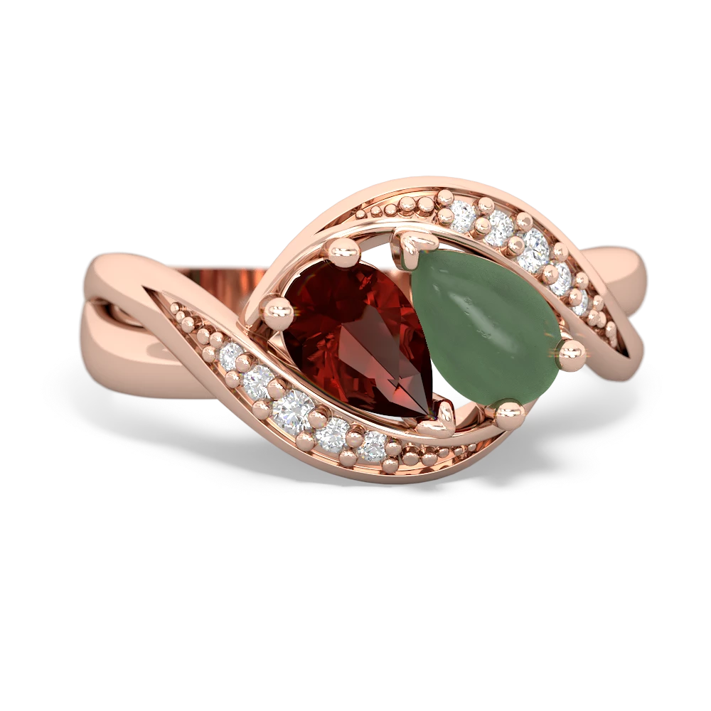 Garnet Summer Winds 14K Rose Gold ring R5342