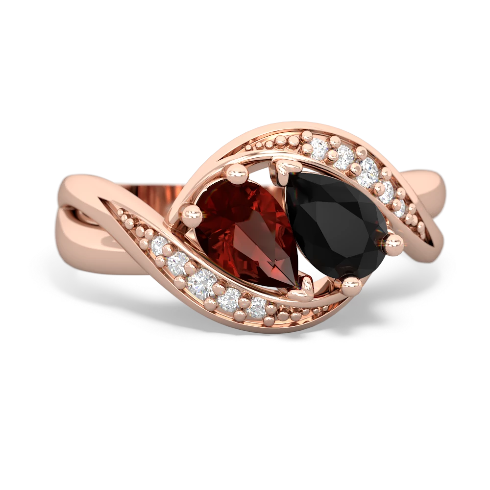 Garnet Summer Winds 14K Rose Gold ring R5342