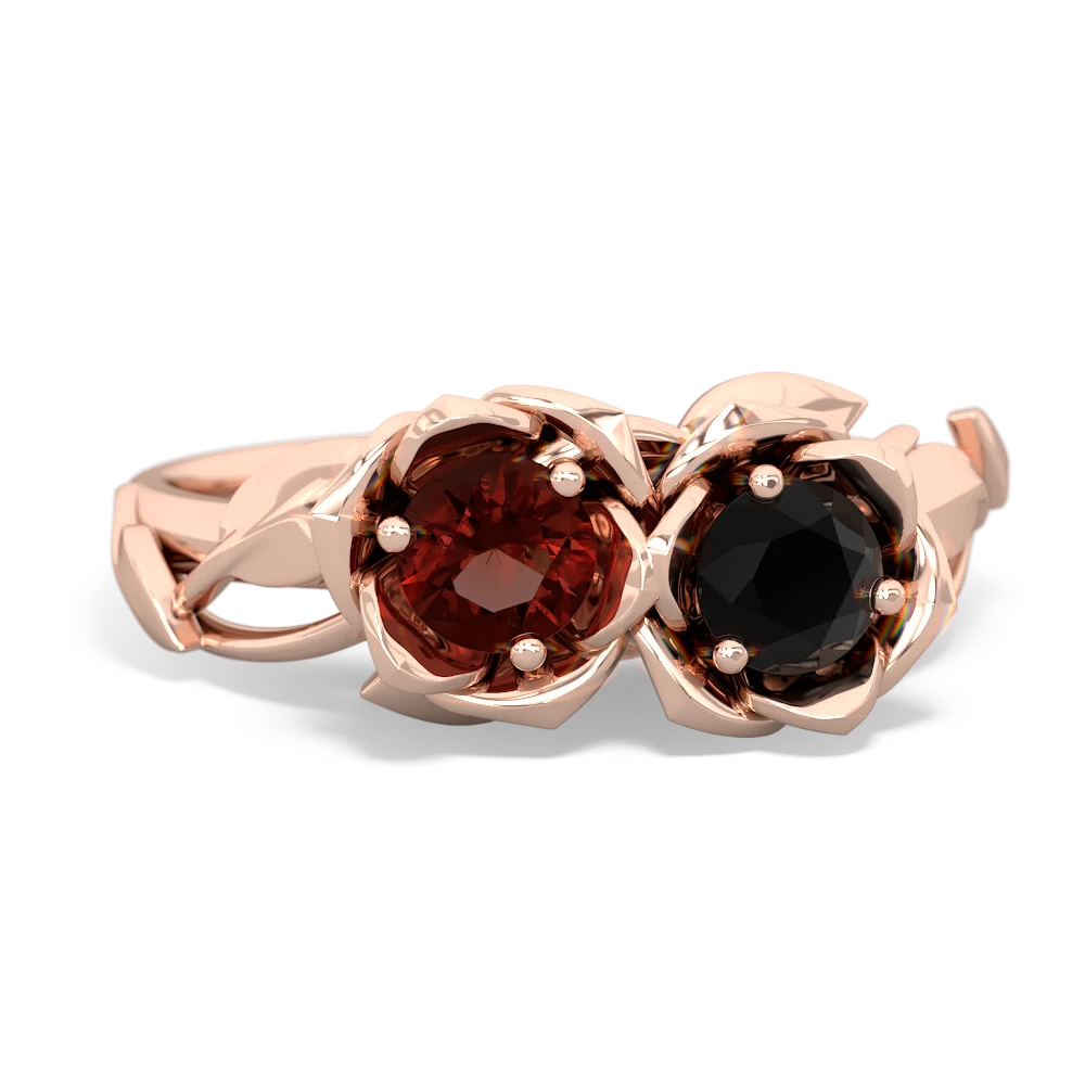 Garnet Rose Garden 14K Rose Gold ring R5510