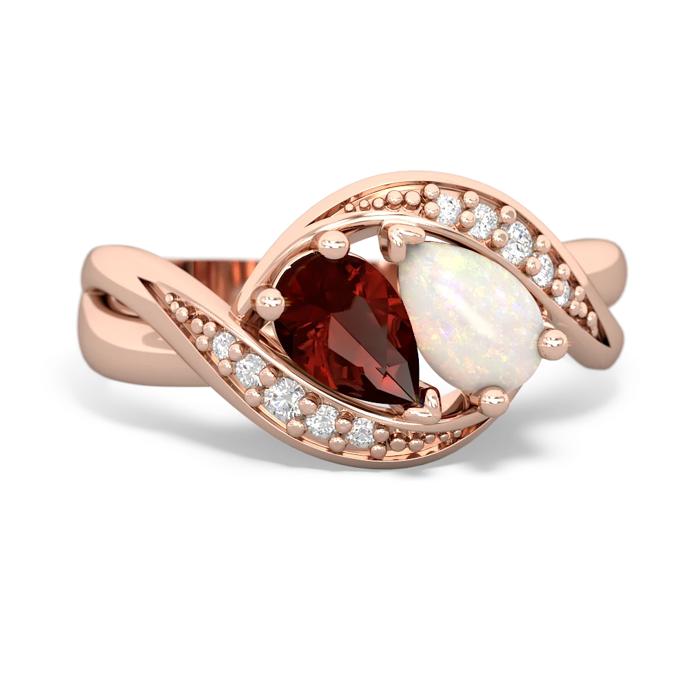 Garnet Summer Winds 14K Rose Gold ring R5342