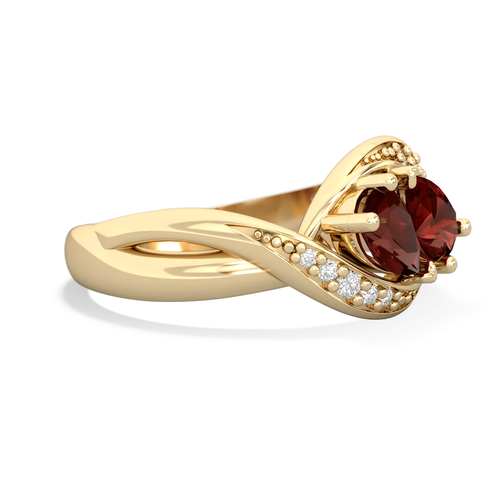 Garnet Summer Winds 14K Yellow Gold ring R5342