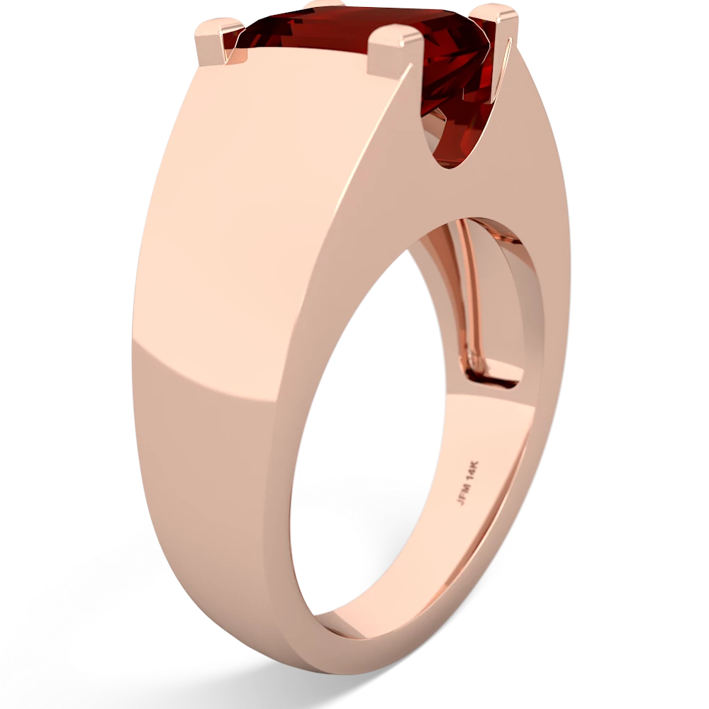 Garnet Men's 14K Rose Gold ring R1836