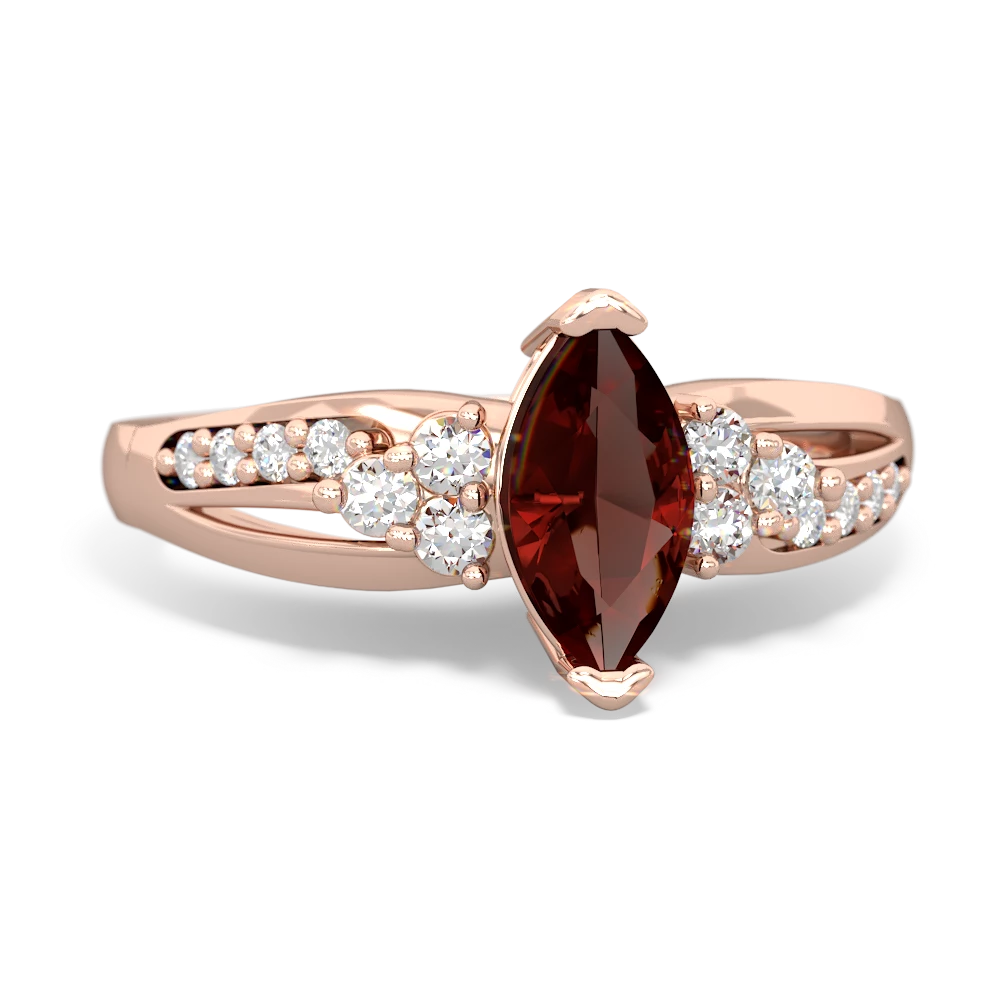 Garnet Royal Marquise 14K Rose Gold ring R2343