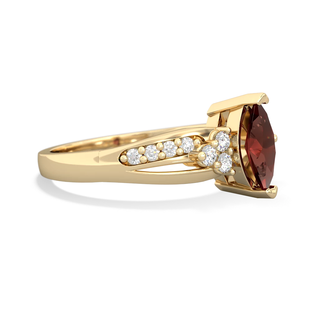 Garnet Royal Marquise 14K Yellow Gold ring R2343