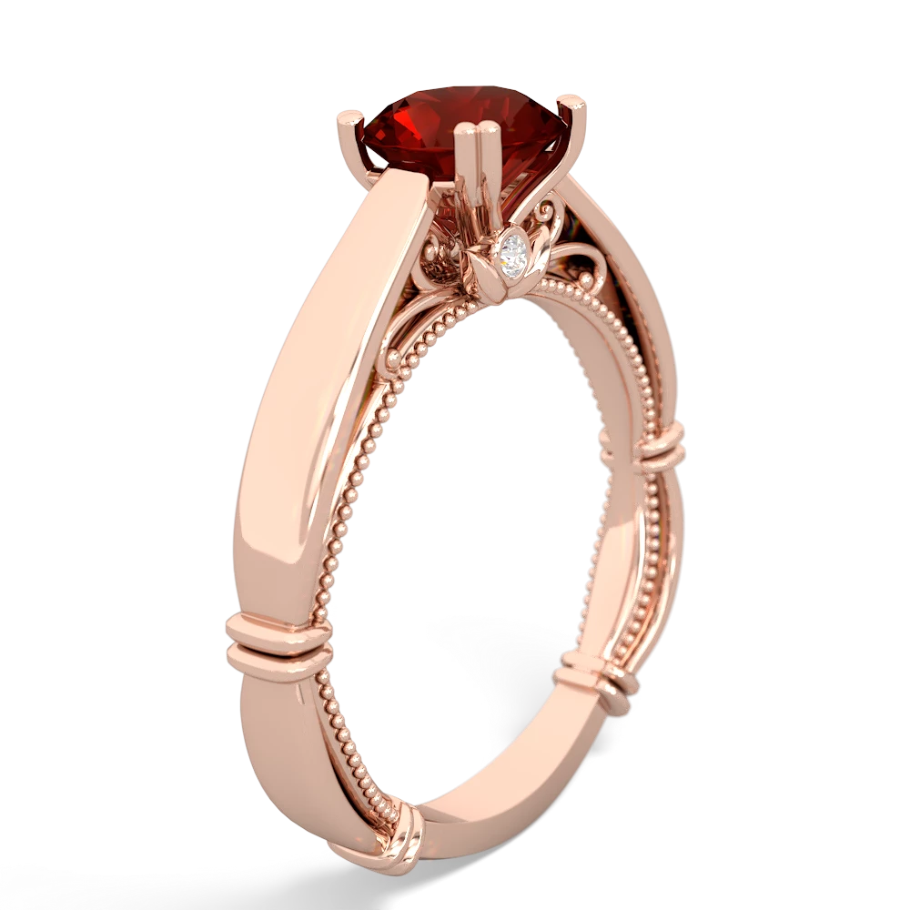 Garnet Renaissance 14K Rose Gold ring R27806RD