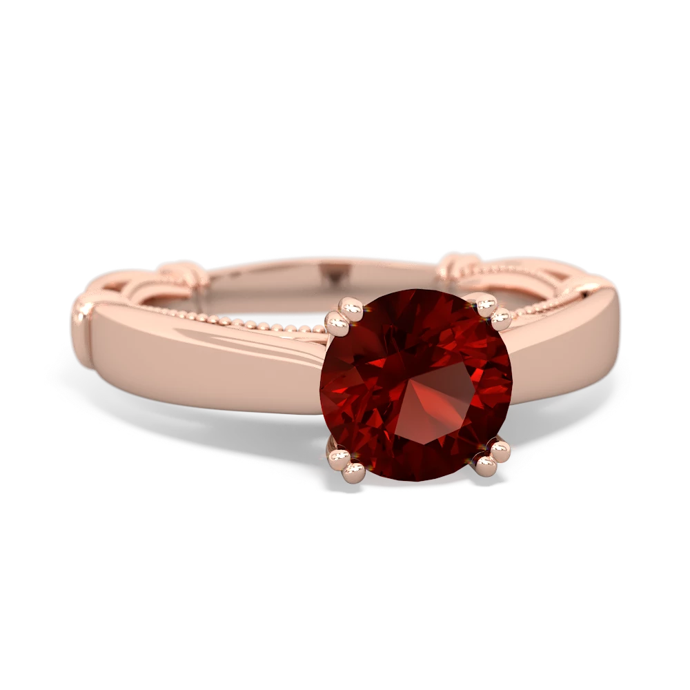 Garnet Renaissance 14K Rose Gold ring R27806RD