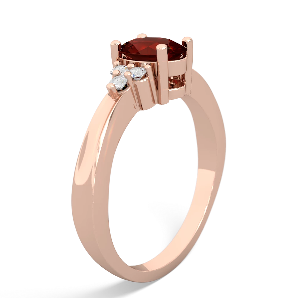 Garnet Simply Elegant 14K Rose Gold ring R2113