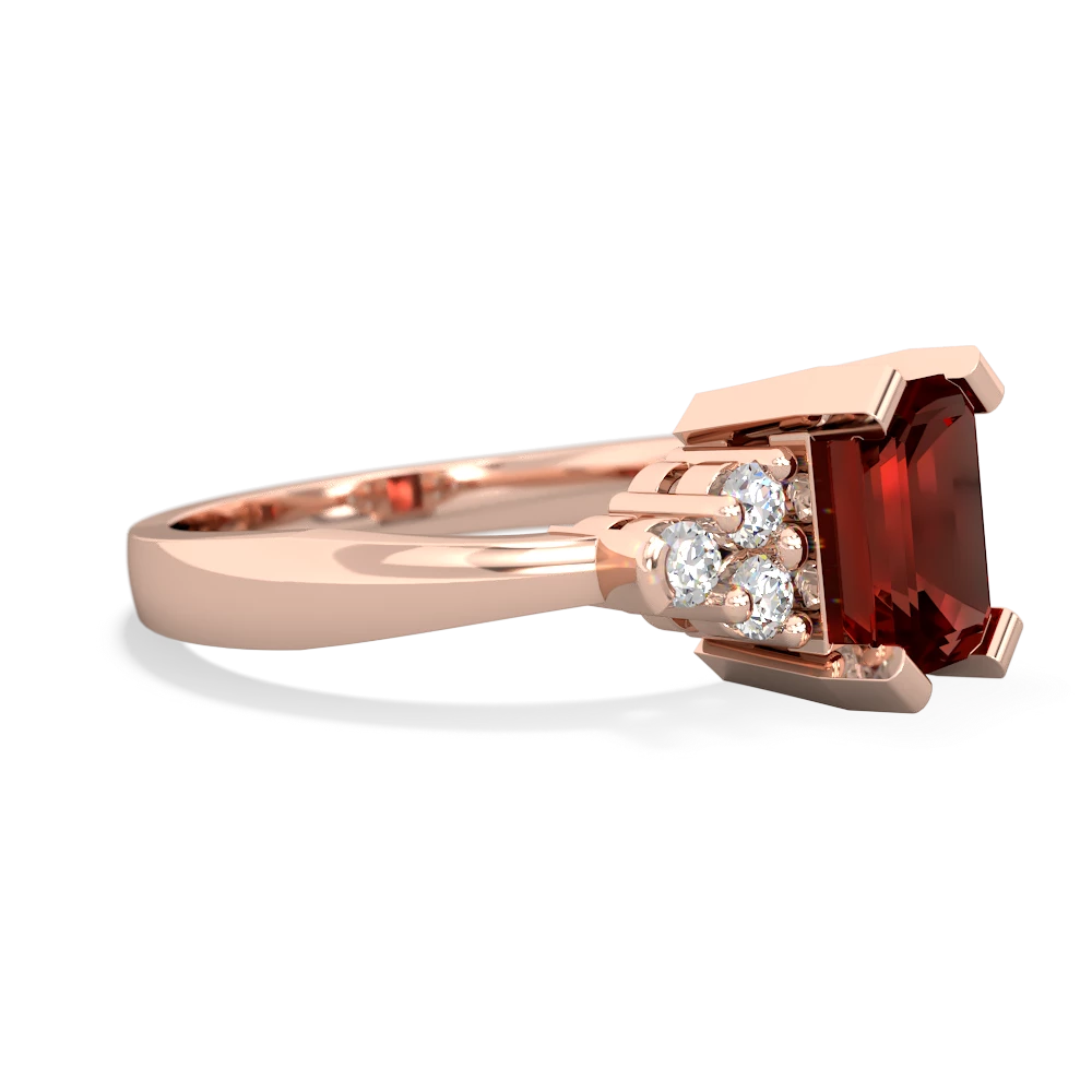 Garnet Timeless Classic 14K Rose Gold ring R2591