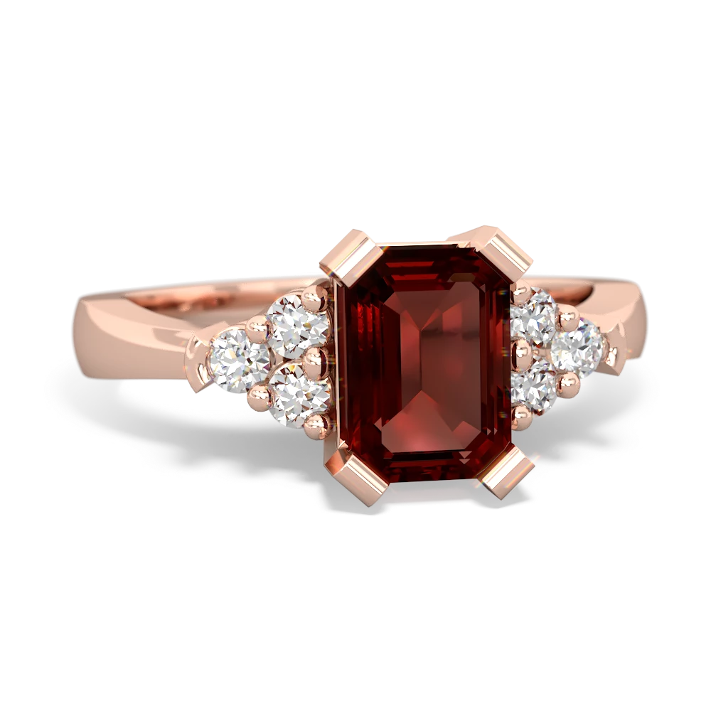 Garnet Timeless Classic 14K Rose Gold ring R2591