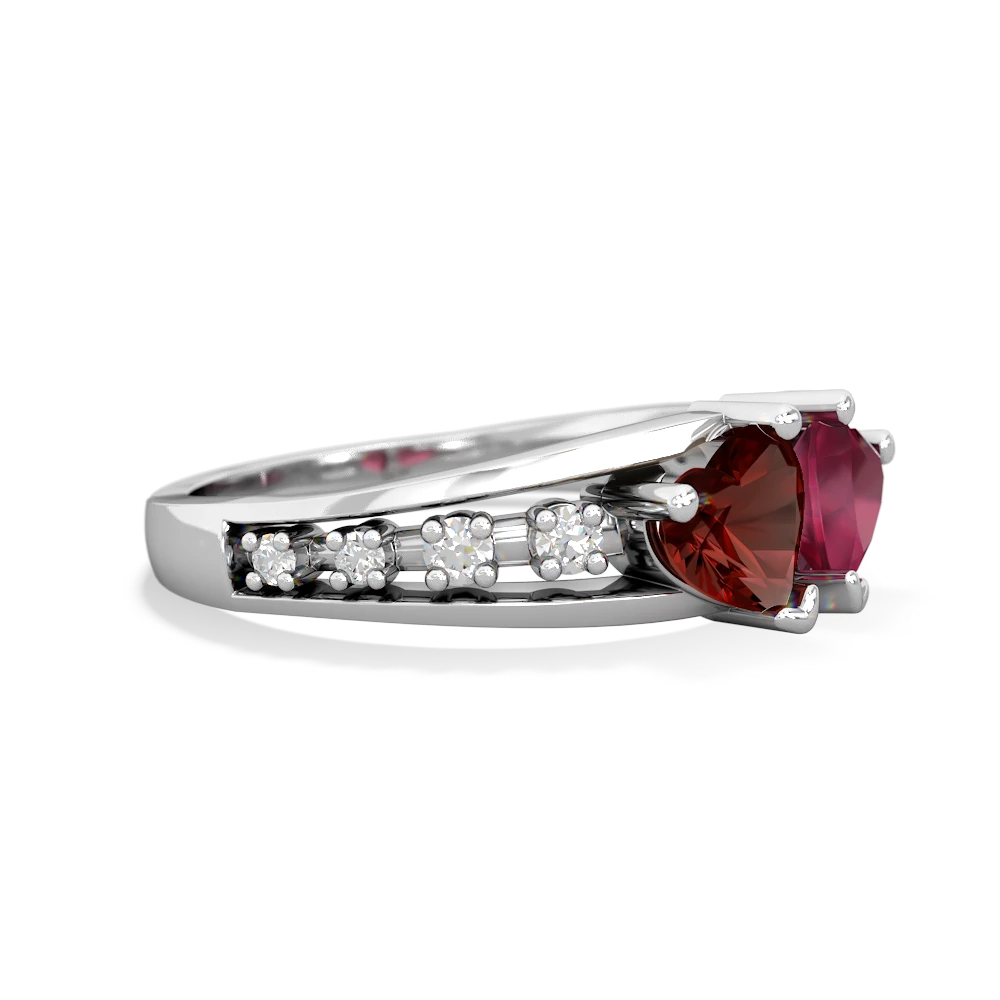 Ruby and on sale garnet mothers ring