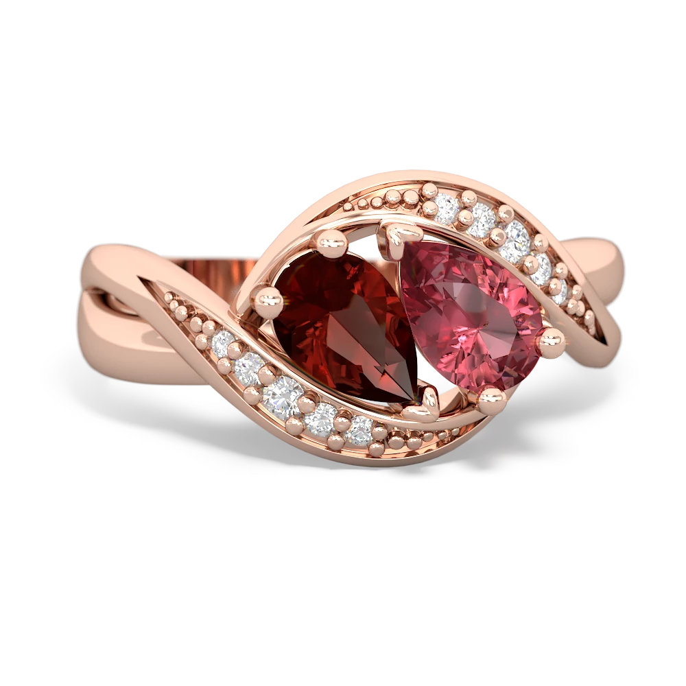 Garnet Summer Winds 14K Rose Gold ring R5342