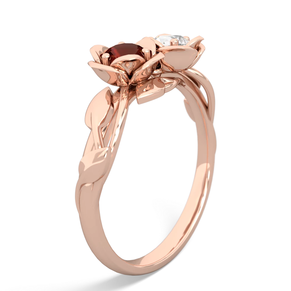 Garnet Rose Garden 14K Rose Gold ring R5510