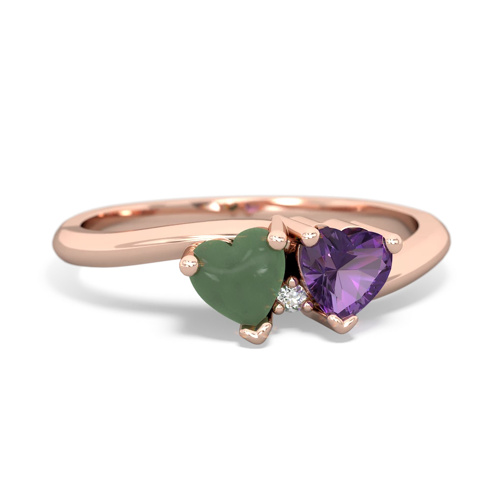 Jade Sweethearts 14K Rose Gold ring R5260