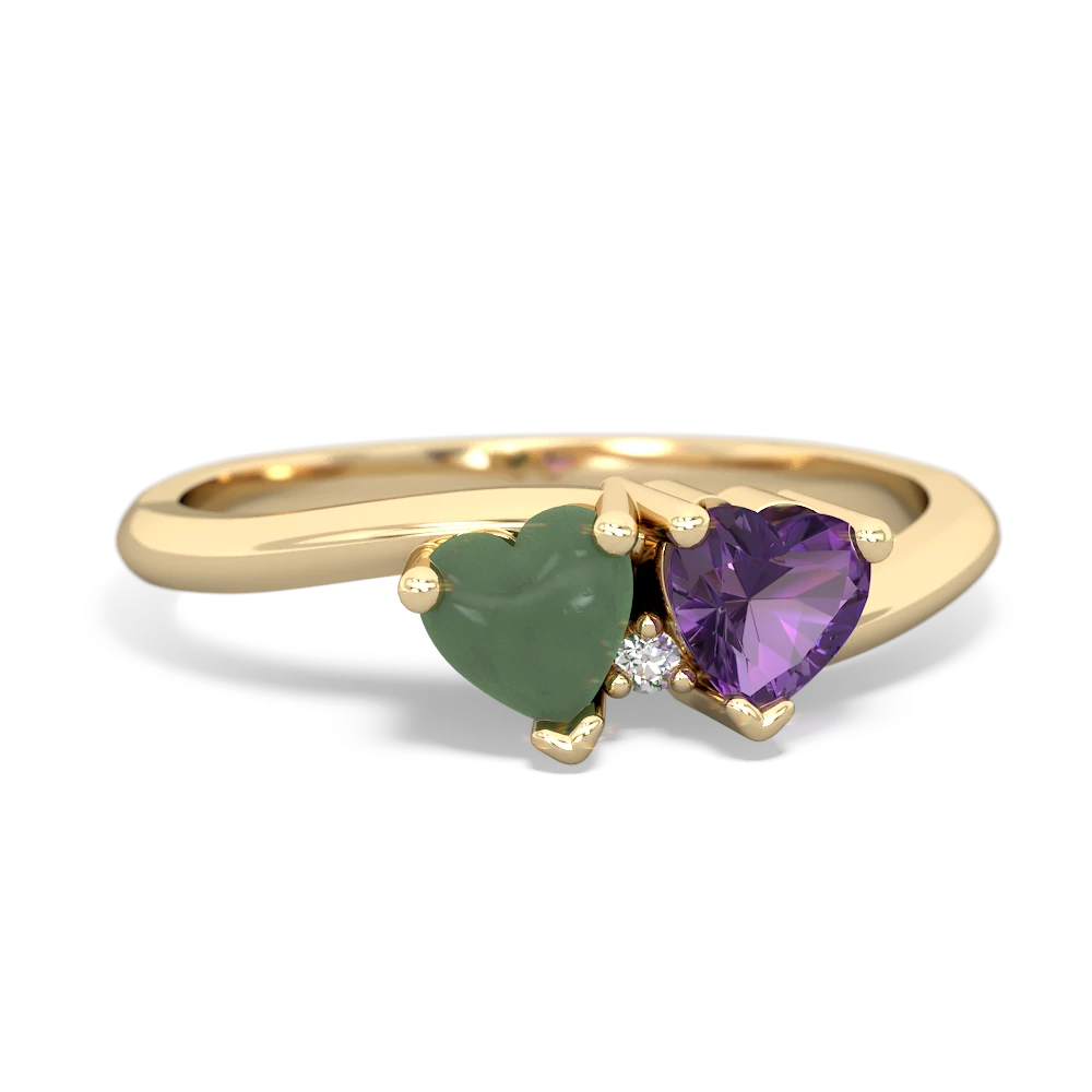 Jade Sweethearts 14K Yellow Gold ring R5260