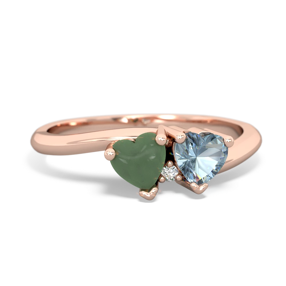 Jade Sweethearts 14K Rose Gold ring R5260