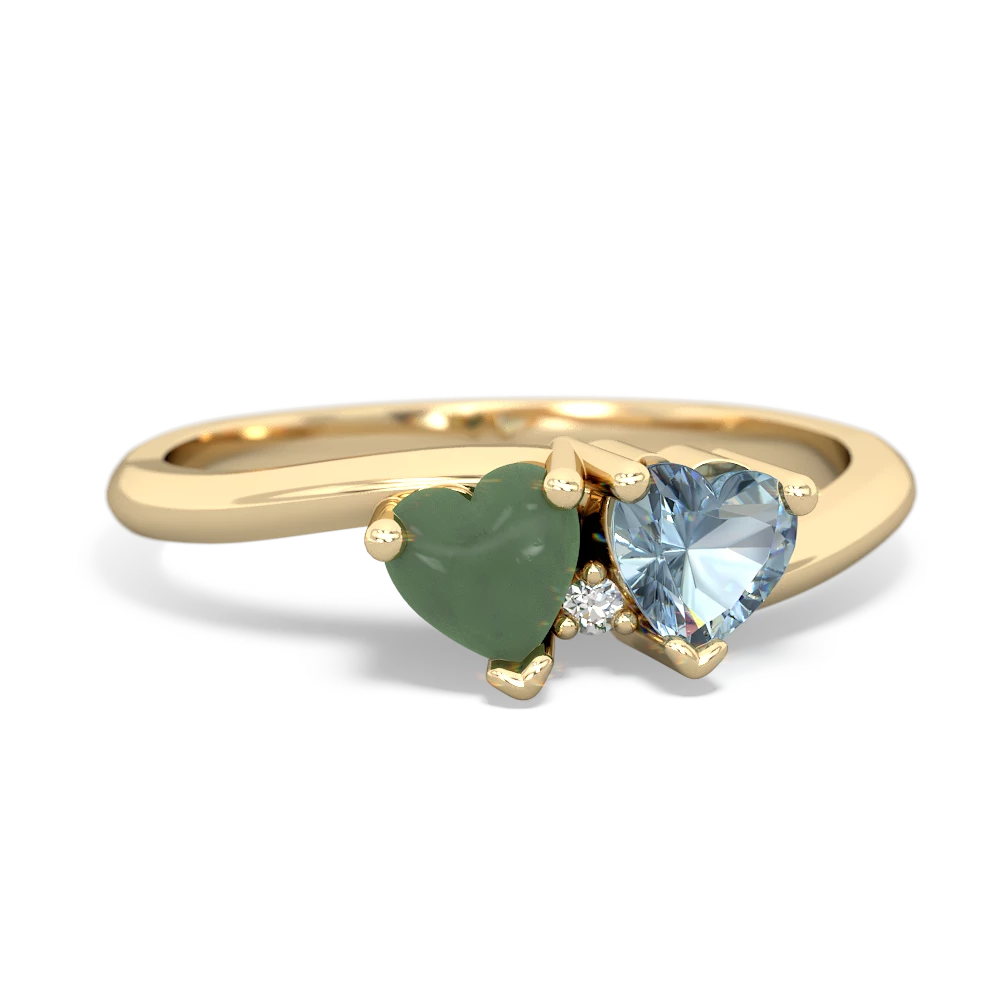 Jade Sweethearts 14K Yellow Gold ring R5260