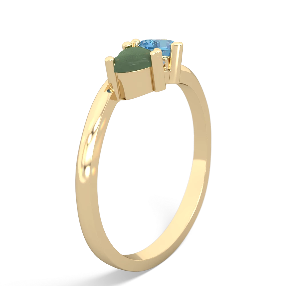 Jade Sweethearts 14K Yellow Gold ring R5260