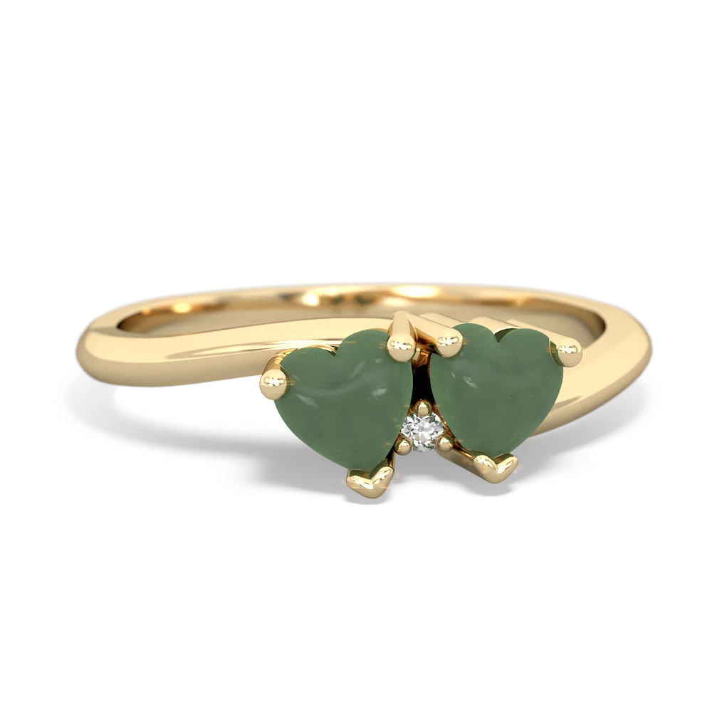 Jade Sweethearts 14K Yellow Gold ring R5260