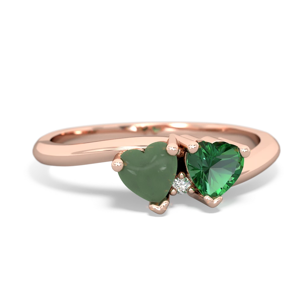 Jade Sweethearts 14K Rose Gold ring R5260