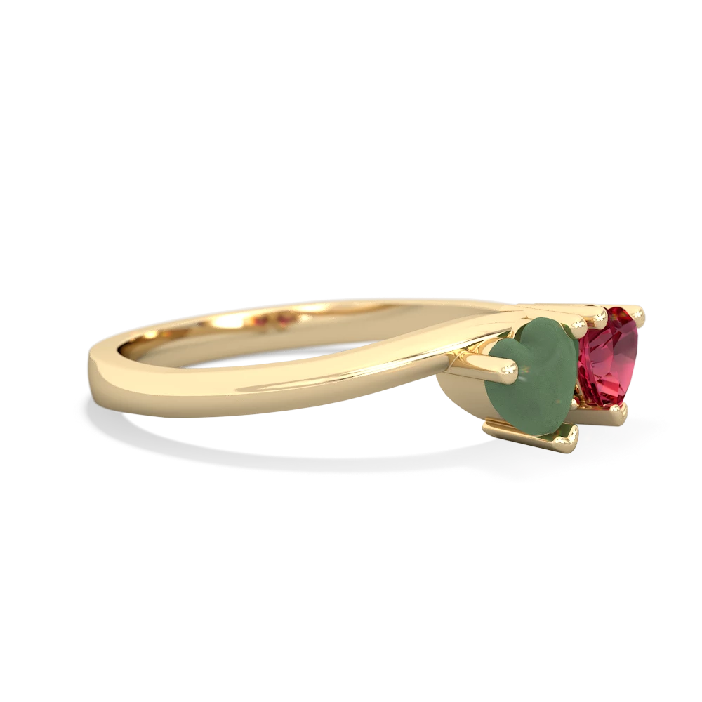 Jade Sweethearts 14K Yellow Gold ring R5260