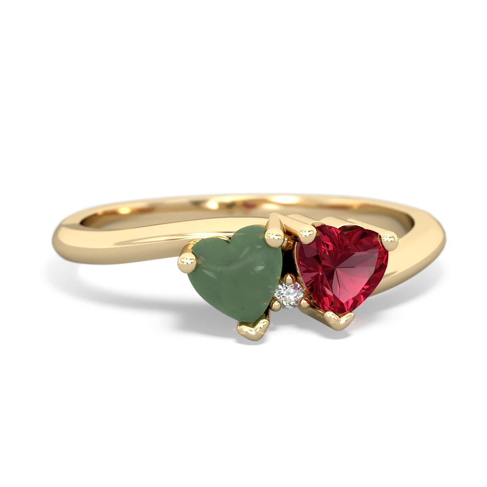 Jade Sweethearts 14K Yellow Gold ring R5260