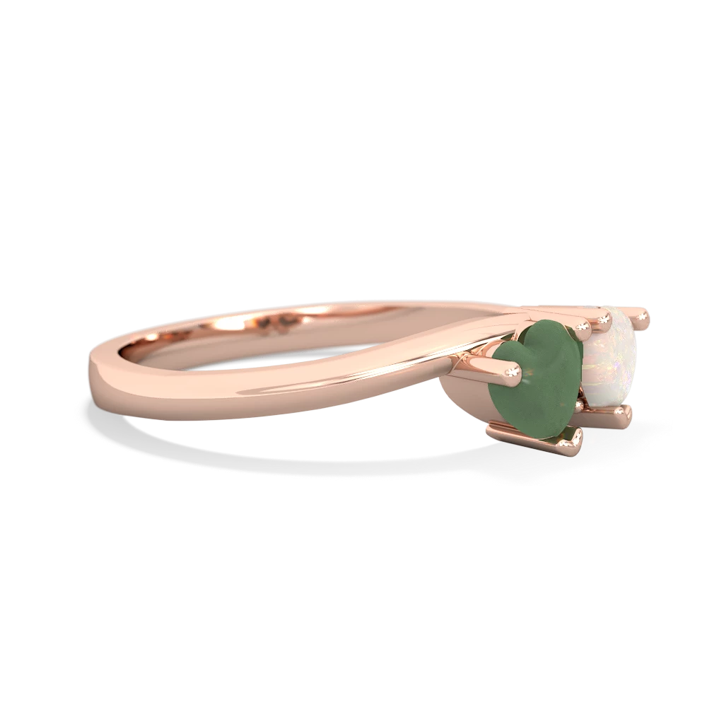 Jade Sweethearts 14K Rose Gold ring R5260