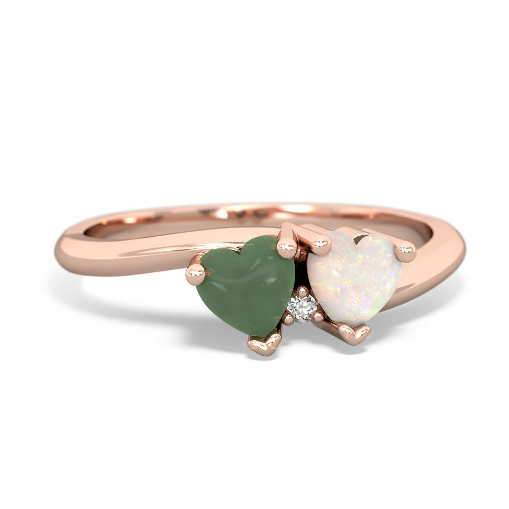 Jade Sweethearts 14K Rose Gold ring R5260