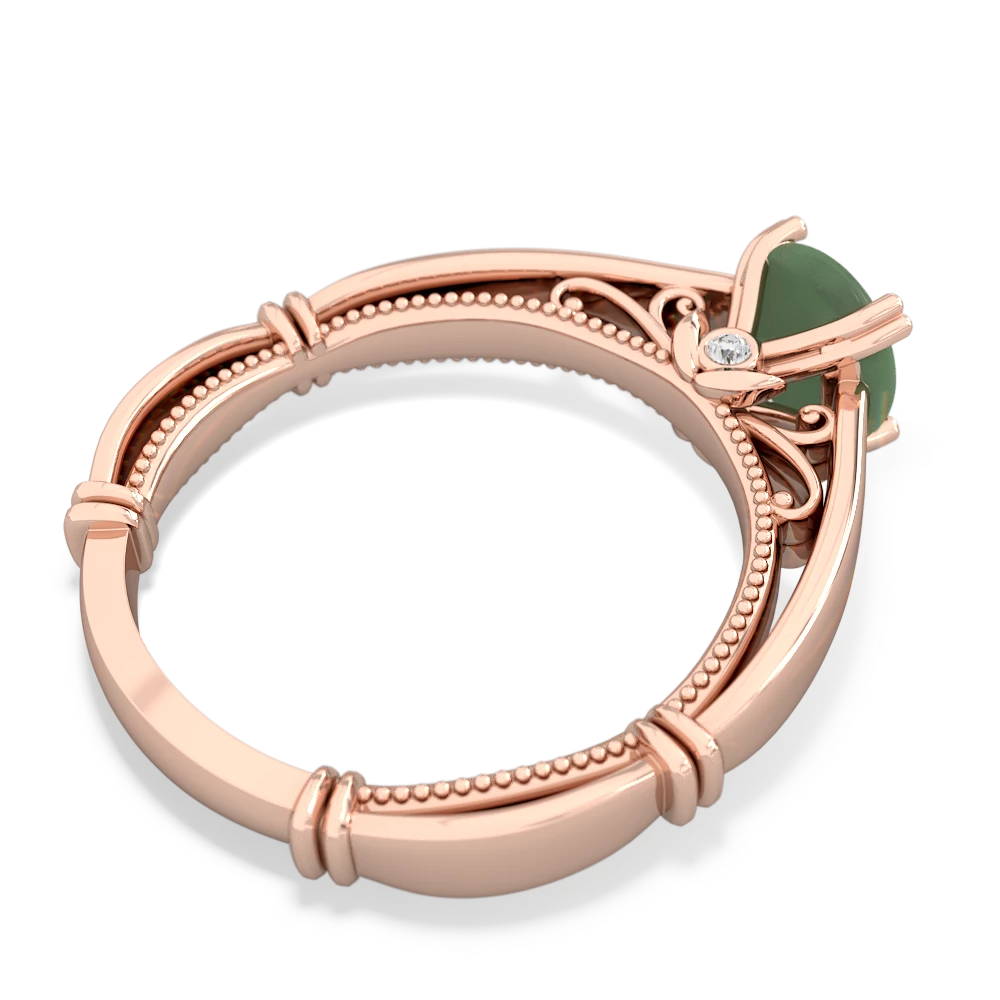 Jade Renaissance 14K Rose Gold ring R27806RD