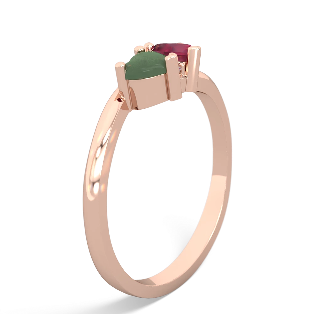 Jade Sweethearts 14K Rose Gold ring R5260