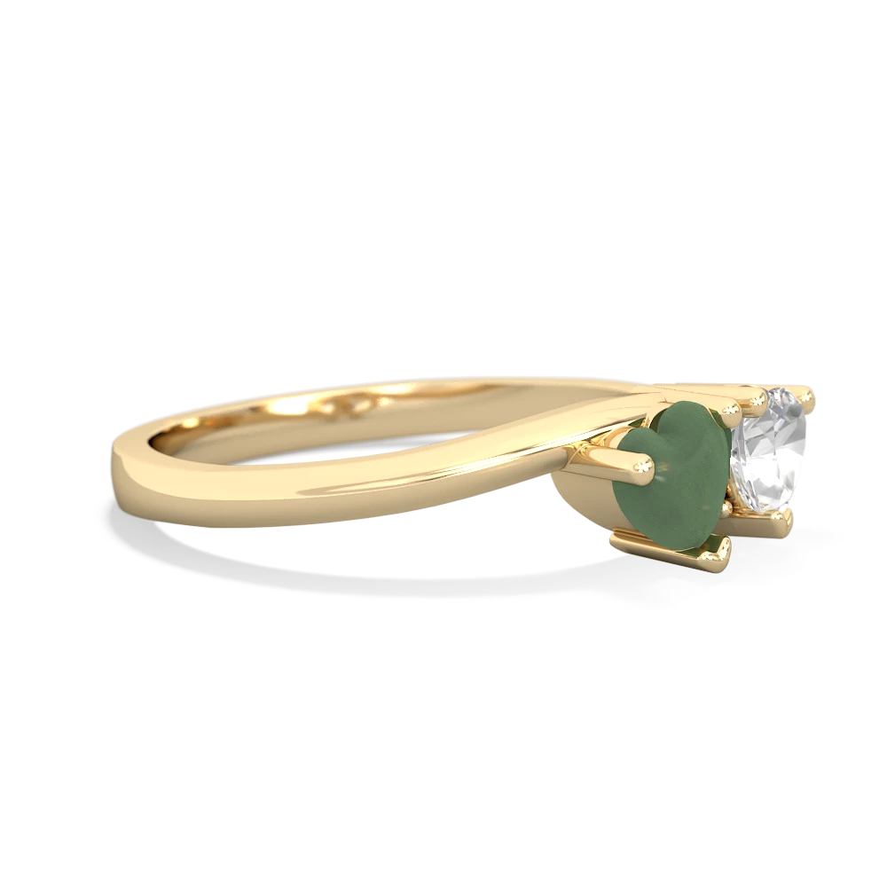 Jade Sweethearts 14K Yellow Gold ring R5260