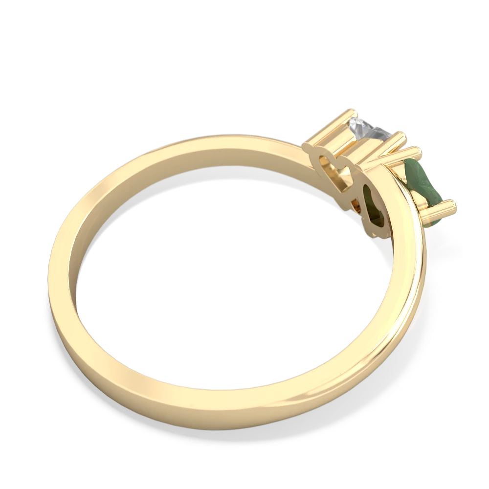 Jade Sweethearts 14K Yellow Gold ring R5260