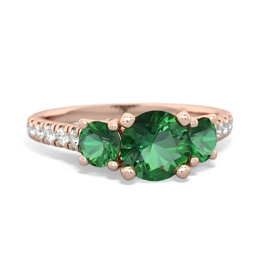 Opal Pave Trellis 14K Rose Gold ring R5500