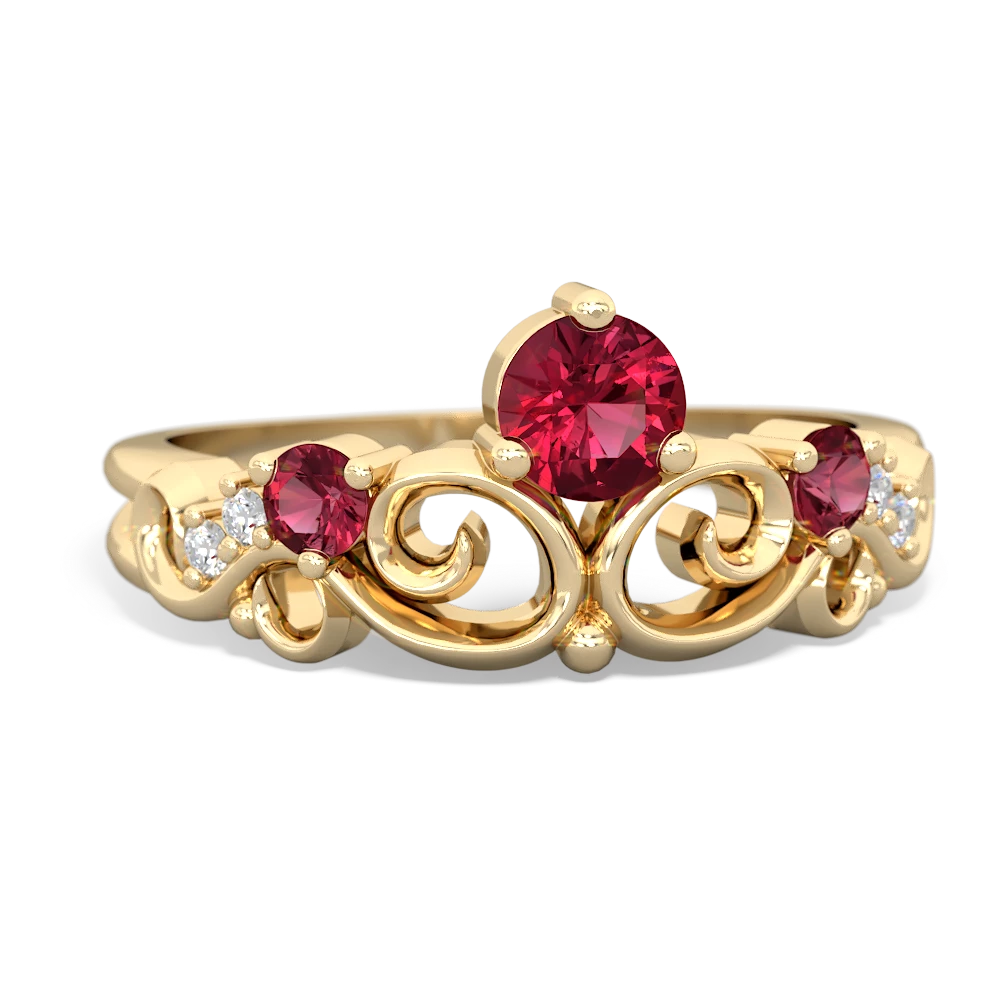 London Topaz Crown Keepsake 14K Yellow Gold ring R5740