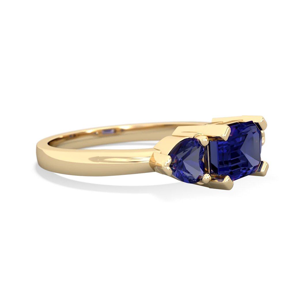 Onyx Three Stone 14K Yellow Gold ring R5235