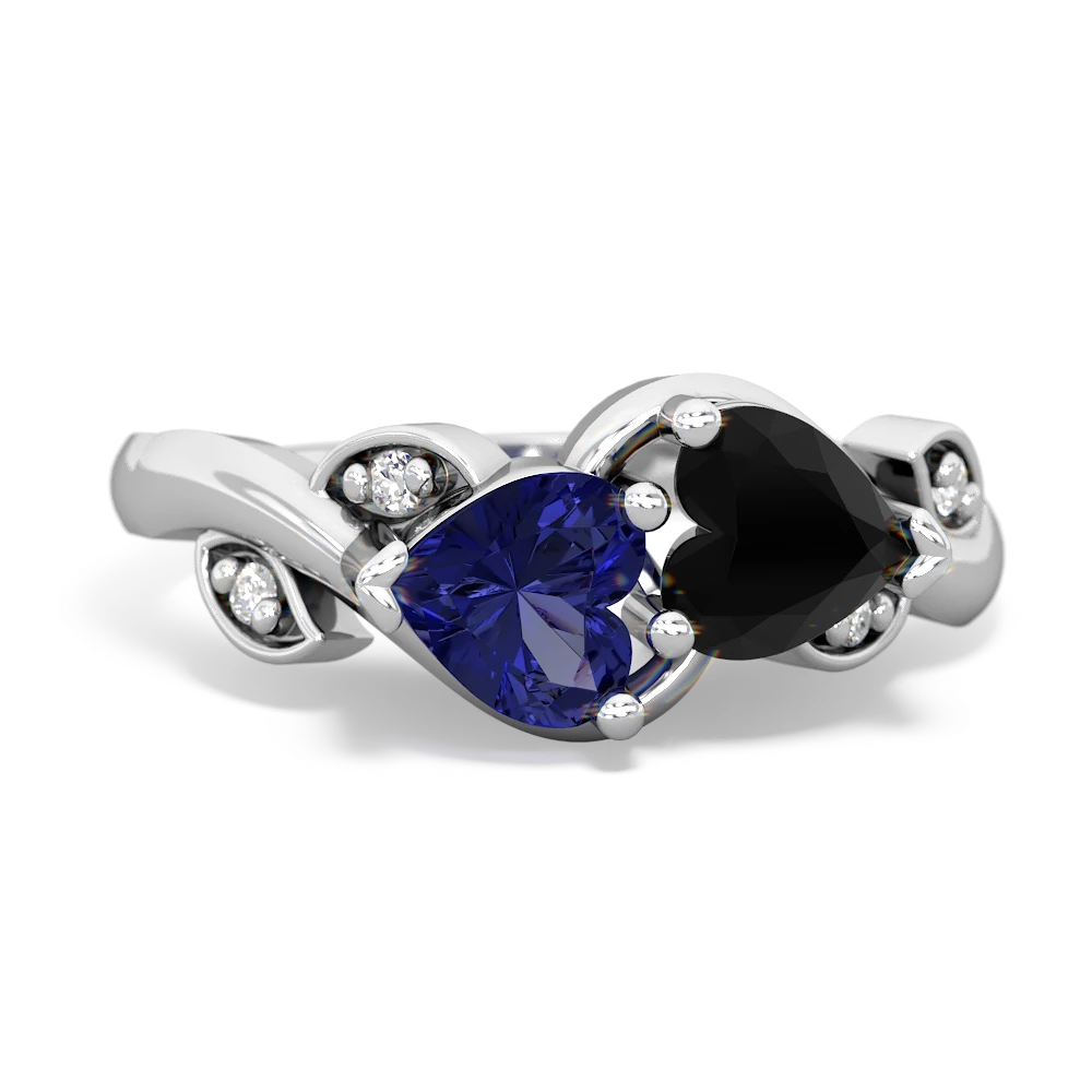Sapphire and deals onyx ring