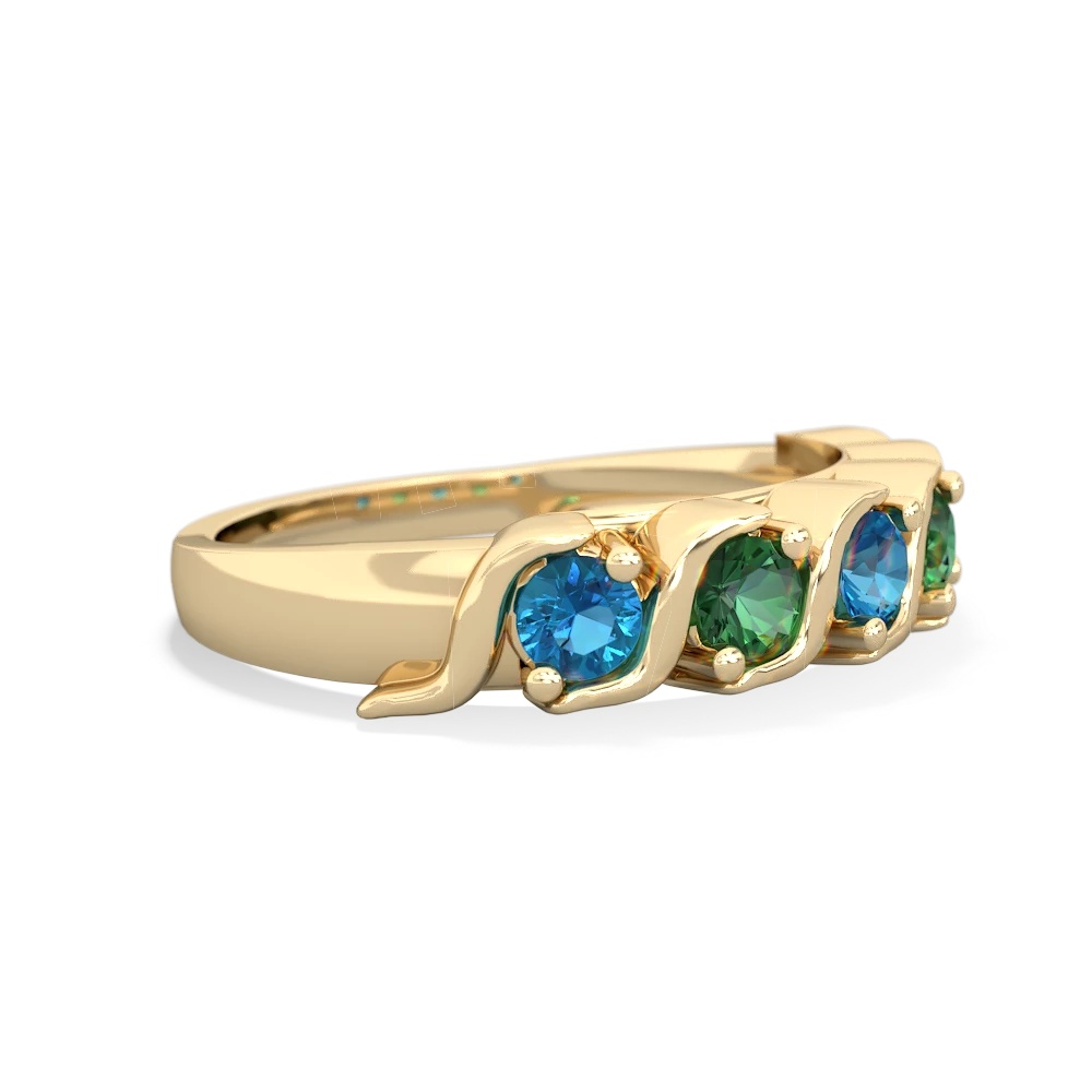 London Topaz Anniversary Band 14K Yellow Gold ring R2089