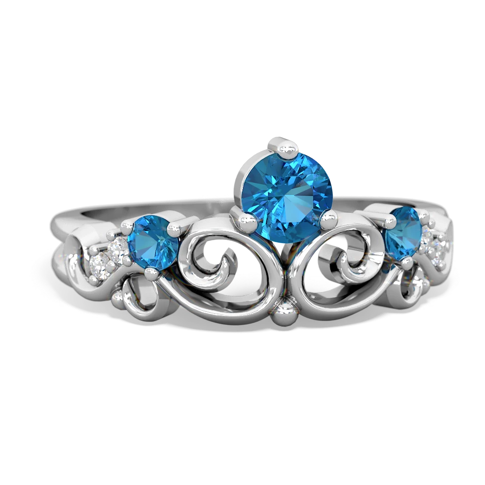 Opal Crown Keepsake 14K White Gold ring R5740