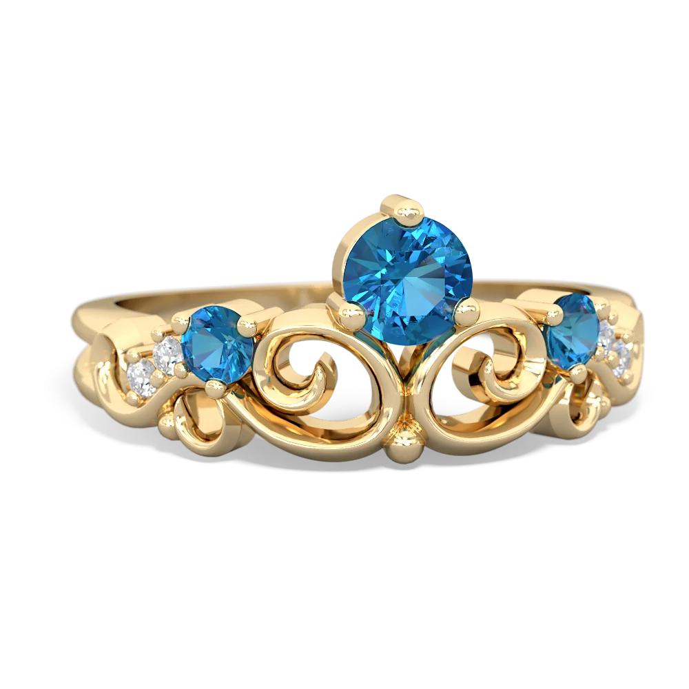 Citrine Crown Keepsake 14K Yellow Gold ring R5740