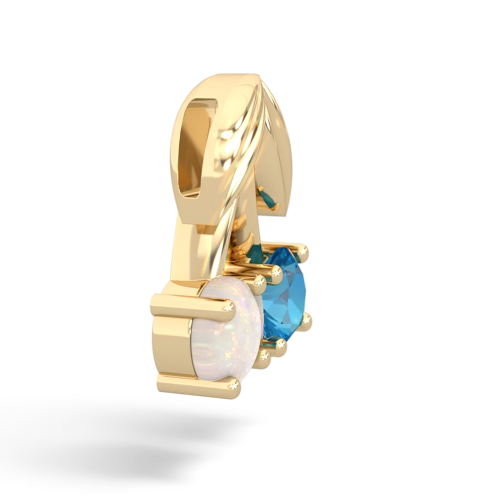 London Topaz Sweet Cherries 14K Yellow Gold pendant P7001