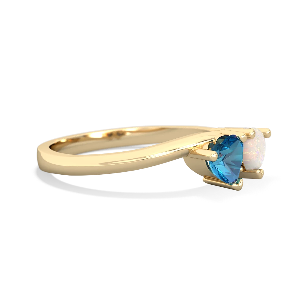 London Topaz Sweethearts 14K Yellow Gold ring R5260