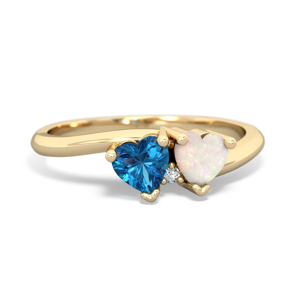 London Topaz Sweethearts 14K Yellow Gold ring R5260