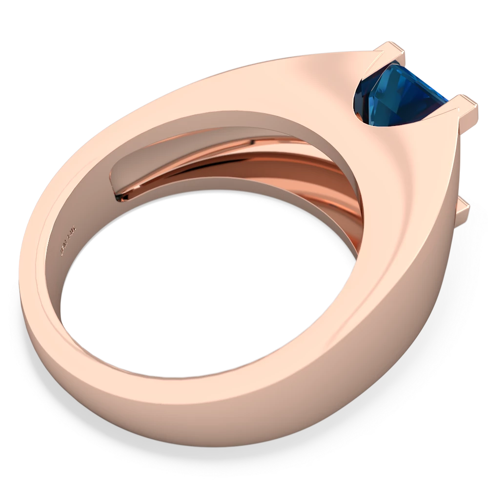 London Topaz Men's 14K Rose Gold ring R1836