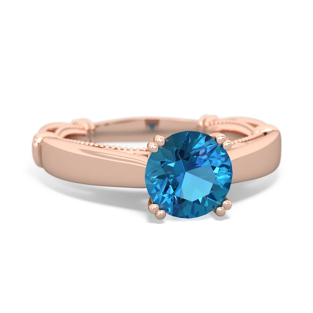 London Topaz Renaissance 14K Rose Gold ring R27806RD